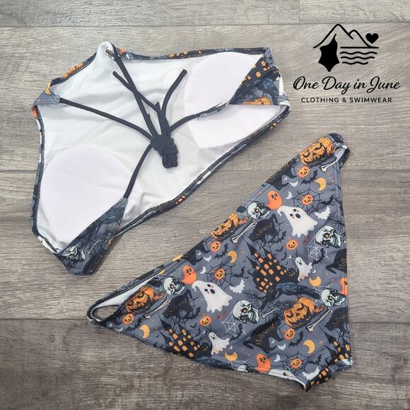 American Trends High Neck Halter Bikini Swimsuit Size XL - Picture 4 of 4